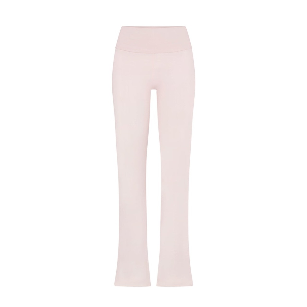 SKIMS Barely Pink Cotton Jersey Foldover Pant XS